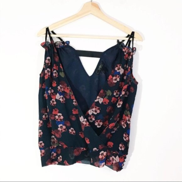 Jessica Simpson floral tank top Sz S - Picture 9 of 9